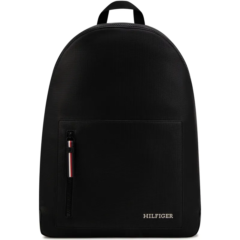 Tommy Hilfiger Artificial Leather Backpack Large Men's Black
