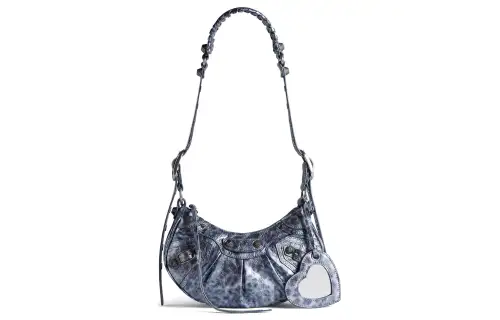 Balenciaga Le Cagole Leopard Print Xs Shoulder Bag