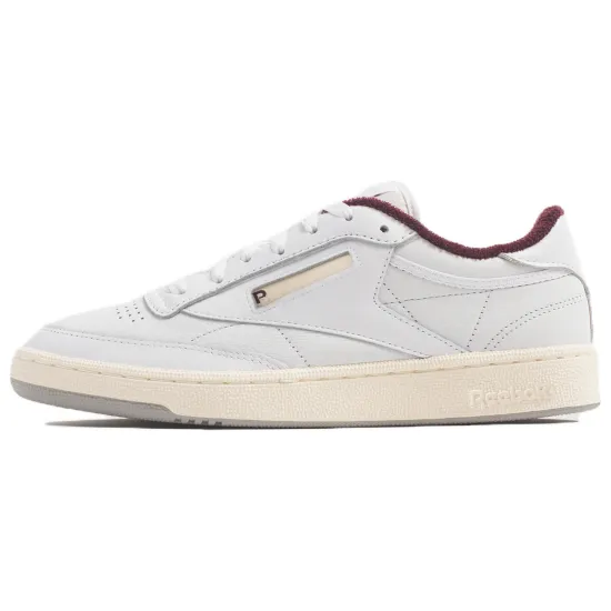 Reebok Club C 85 Packer Shoes Chalk White Maroon