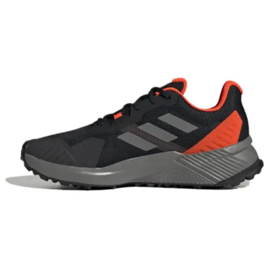 Adidas Terrex Soulstride Trail Core Black Grey Solar Red