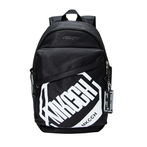 GF Nylon Backpack Large Unisex Black/White
