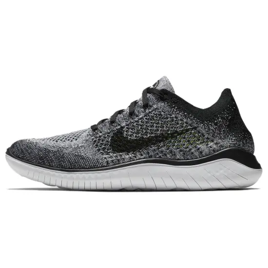 Nike Free RN Flyknit 2018 Black White Ombre