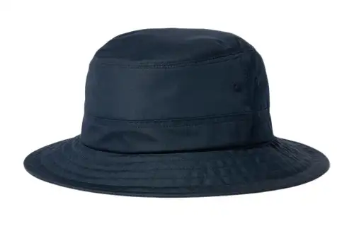 UNIQLO Cotton, Polyester Bucket Hats Unisex Brown/Blue