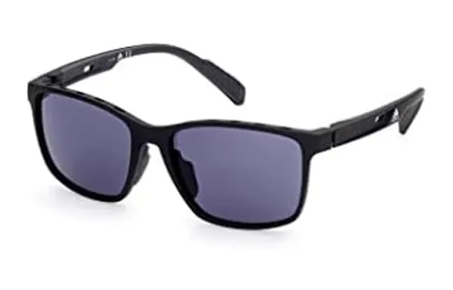Adidas Injection Molded Rectangular Sunglasses Men's Black