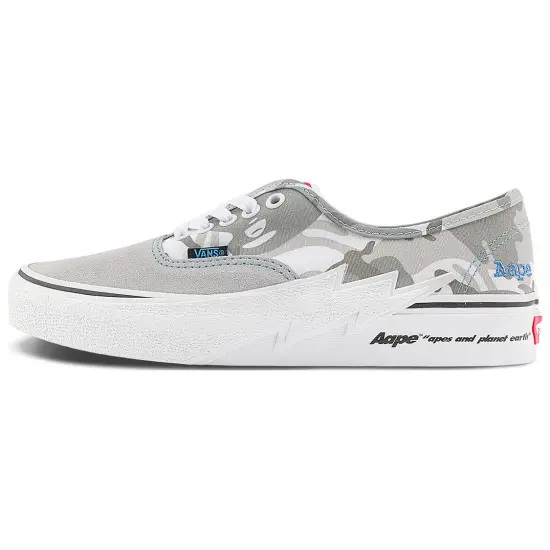 Aape X Vans Authentic Skateboarding Shoes Unisex Low-top