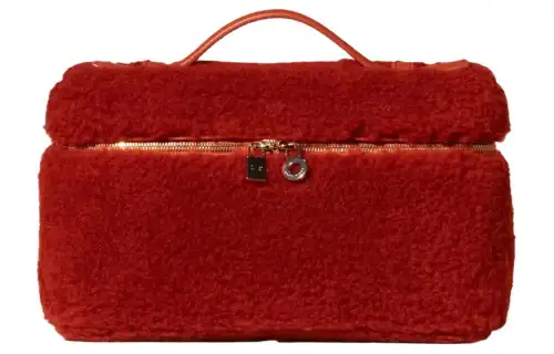 Loro Piana ExtraPocket Cashmere Handbag Women's Red