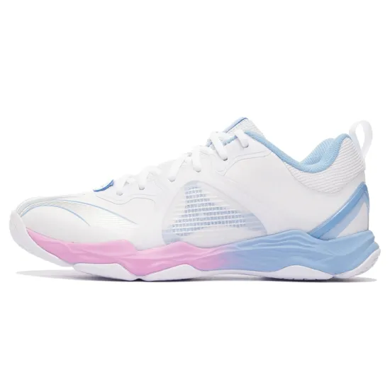 LINING Ranger6 LITE Badminton Shoes Unisex Low-Top Standard White/Pink Blue