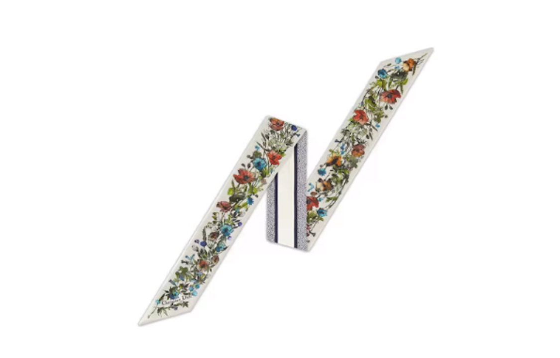 Женский шарф Dior Floral Pattern (разноцветный)