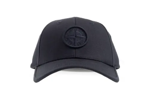 STONE ISLAND Junior Compass Motif Curved Peak Baseball Cap