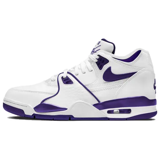 Nike Air Flight '89 White Court Purple