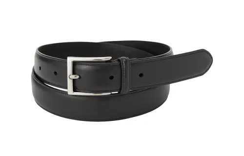 UNIQLO Solid Color Design, Pin Buckle Leather Belts Men's Black, Dark Umber Width 3CM