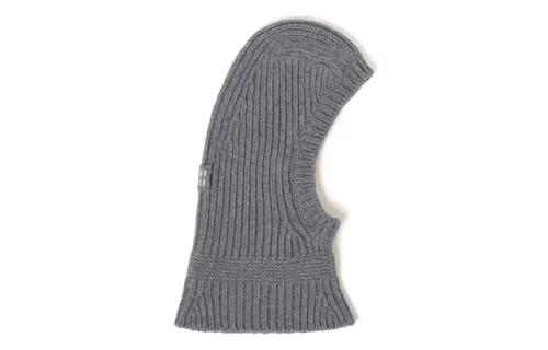 MIU MIU Logo Patch Knitted Balaclava