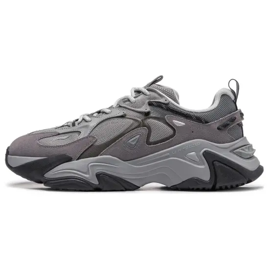LINING Casual Shoes Men Low-Top Gray