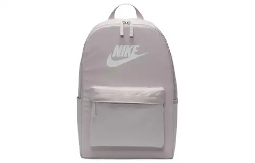 Nike Heritage Polyester Backpack Unisex Platinum Purple & Peak White