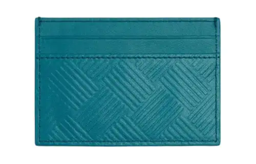 Bottega Veneta Cow Leather Wallet Men's Sparkling Blue