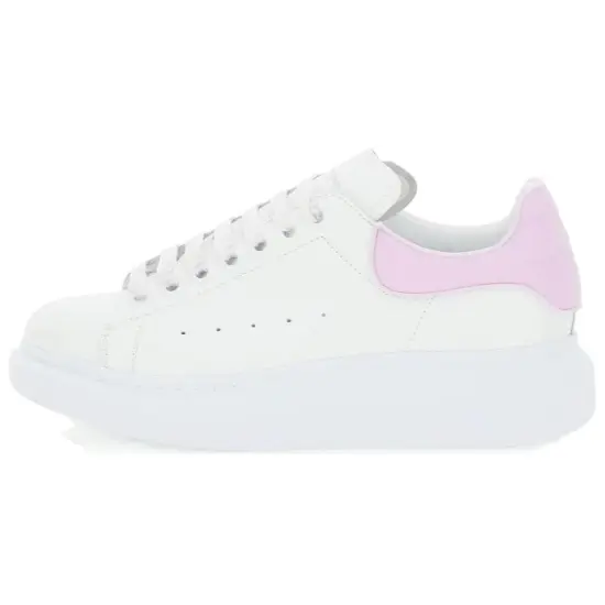 Alexander McQueen Larry Leather Sneakers 'White Lilac' Women's