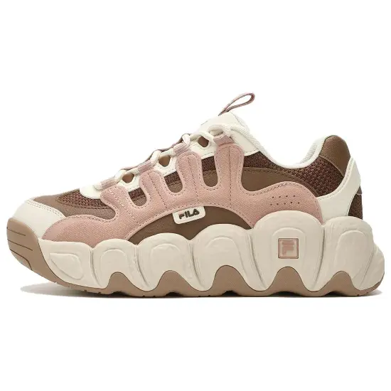 FILA Croissant Chunky Sneakers 'Pink Brown' Women's