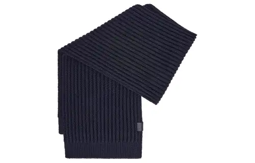 LOEWE Knit Scarves Women's Dark Blue