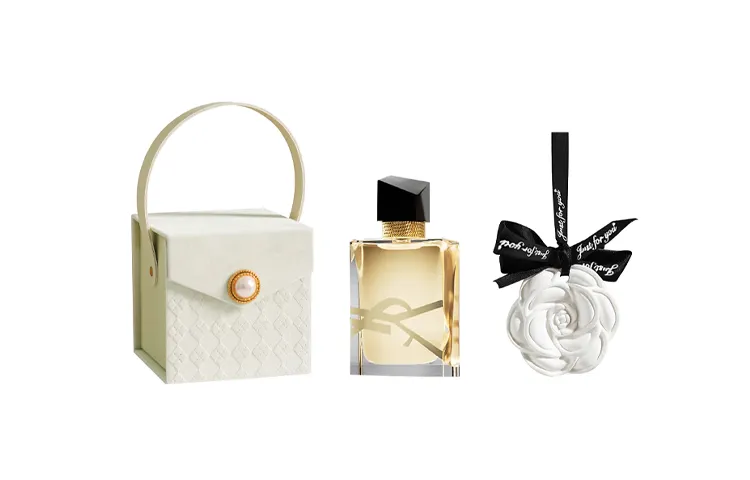 YSL, classic perfume, set, floral mountain tea, aromatherapy, gift box, 7.5 ml