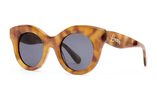 LOEWE Acetate Round Sunglasses Men's Yellow