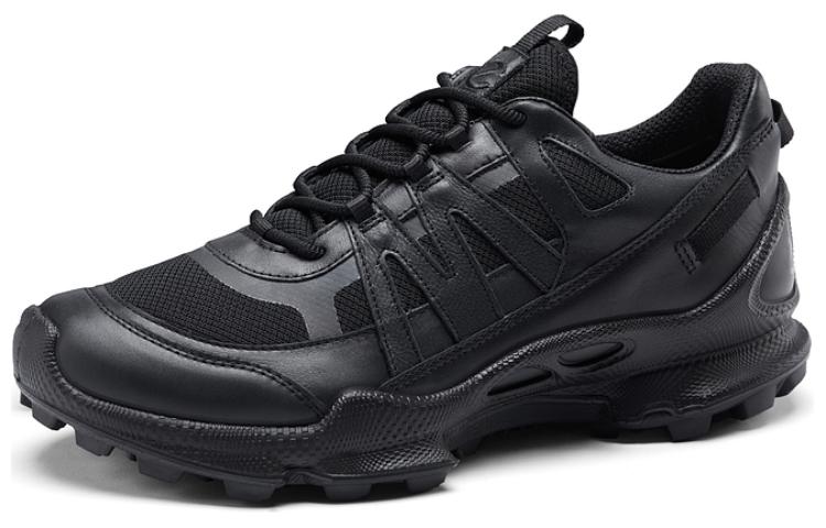 ECCO BIOM C TRAIL Outdoor в бездорожье удобно изношен воздухопроницаемый Низкая банда жизнь для отдыха обувь мужской стиль черный