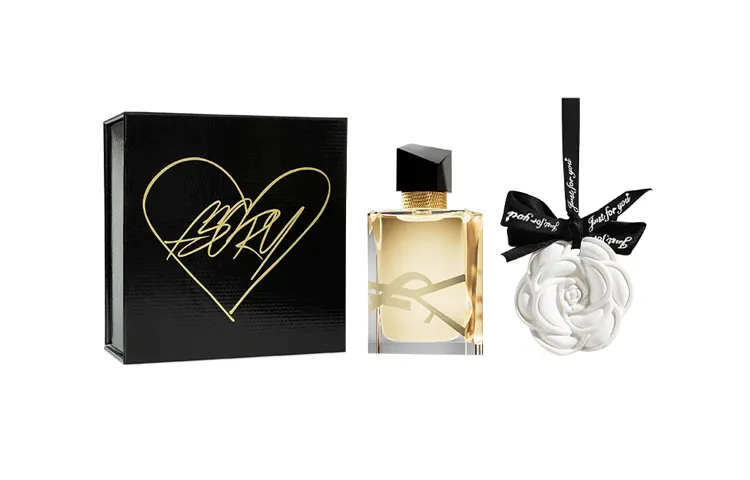 YSL, classic perfume, set, floral mountain tea, aromatherapy, gift box, long-term effect, 7.5 ml