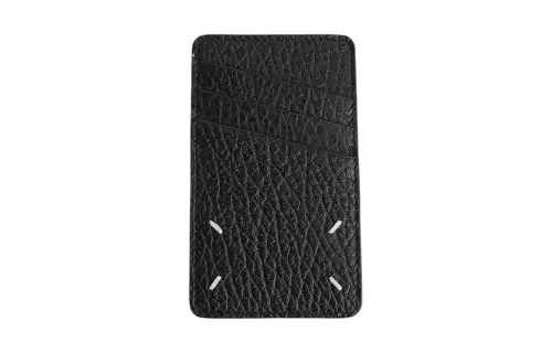 Maison Margiela Four Stitches-print leather cardholder