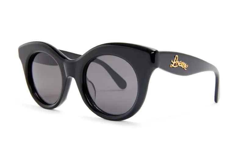 LOEWE Acetate Cat Eye Sunglasses Women's Black