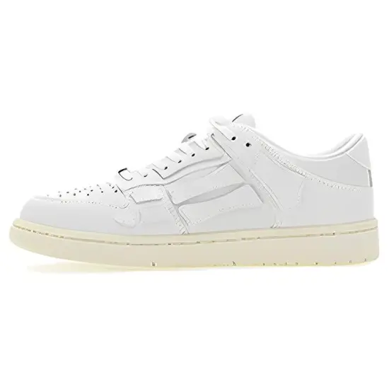 AMIRI Skel-top Leather Low-top Sneakers
