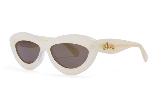 LOEWE Cat Eye Sunglasses Men's White
