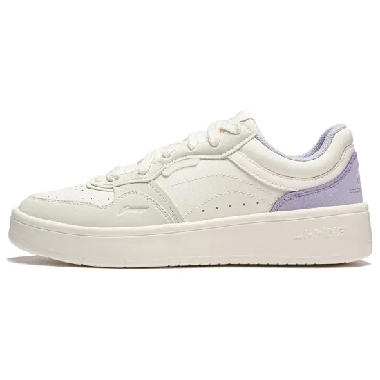 LINING Line 2.0 At The Beginning Skateboard Shoes Women's Low-Top Ecru/Light Tea Green