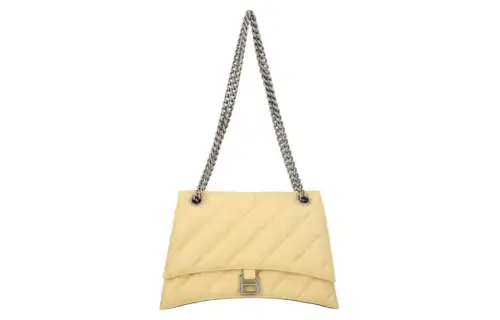Balenciaga Crush Chain Quilted Medium Shoulder Bag