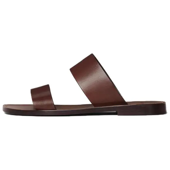 CELINE Slide Slippers Men's Brown