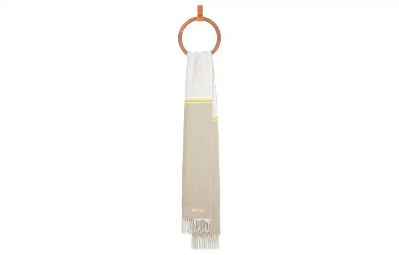 LOEWE Knit Scarves Women's Gray