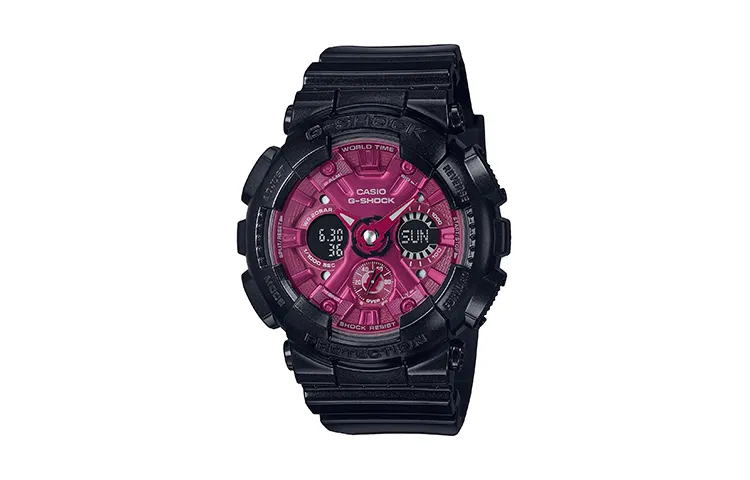 CASIO Quartz Movement Unisex Red Watch Dial