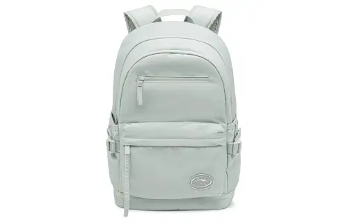 Li Ning Sports Life Collection Polyester Backpack Sports Bag Backpack Unisex Mist Gray