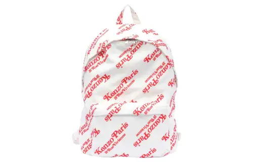 KENZO Polyester Backpack Men's White