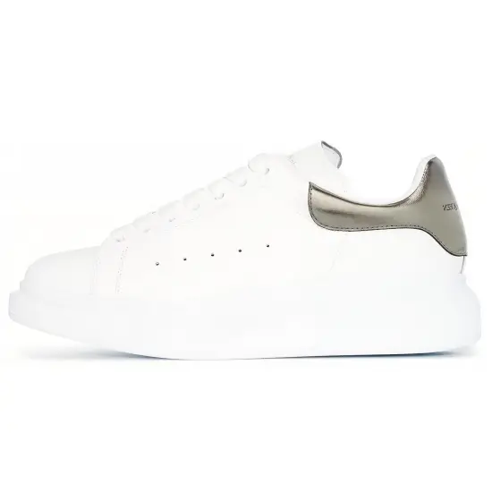 Alexander McQueen Oversized White Metallic Women's