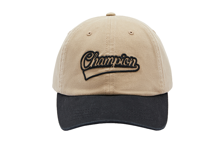 Бейсболка Champion (бежево-зеленая) — фото 2