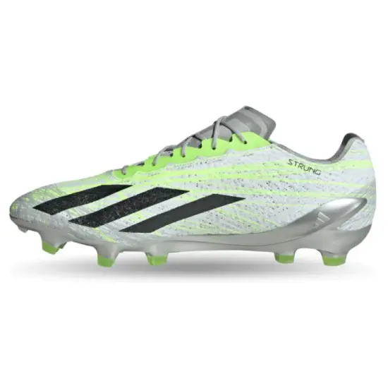 adidas X Crazyfast Strung+ FG 'Grey Lucid Lemon'