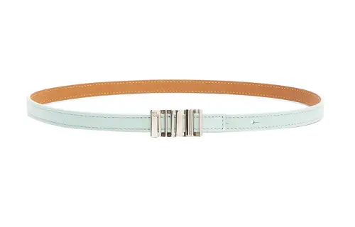 LOEWE Solid Color Design Belts Women's Blue 1.5cm