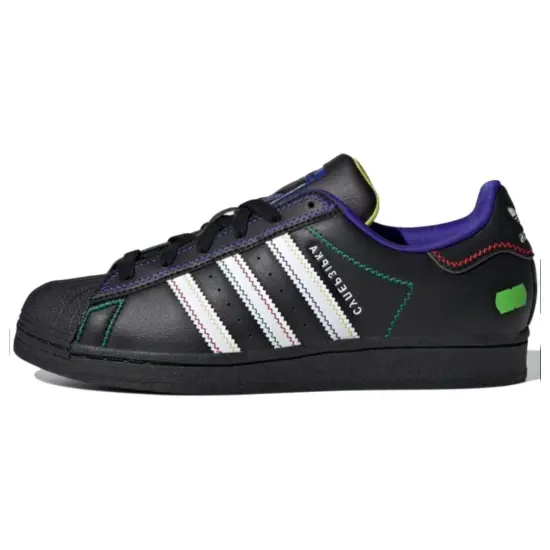 Adidas Originals Superstar X Kseniaschnaider 'Black Night Flash Green' Women's