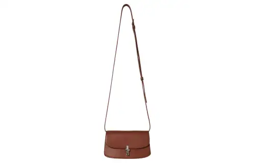 THE ROW Calfskin Shoulder Bag, Crossbody Bag Small Women's Brown