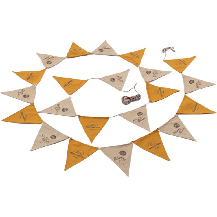 NATUREHIKE Triangle Flag Decoration Manual Setup Ambient Outdoor Camping Party Festival Accessories