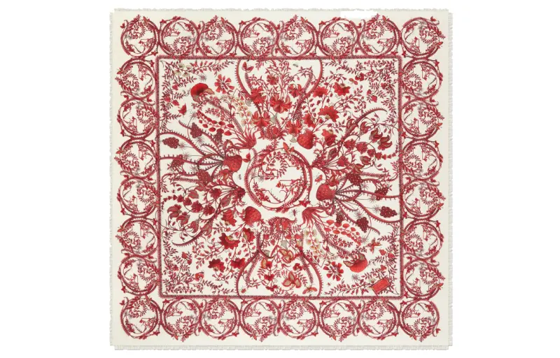 GUCCI Chinese New Year Knit Scarves Women's