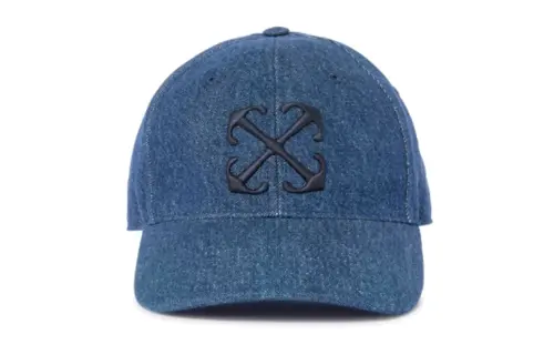 OFF WHITE Arrows motif Denim Baseball Cap