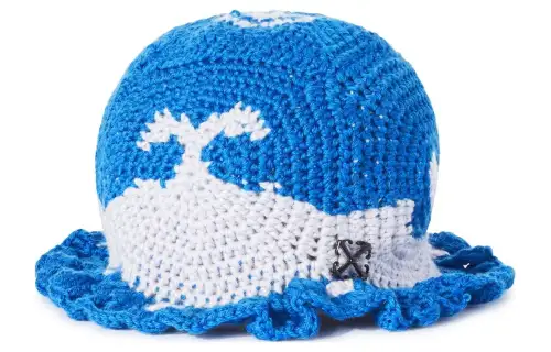 OFF-WHITE Crochet Wool Bucket Hat