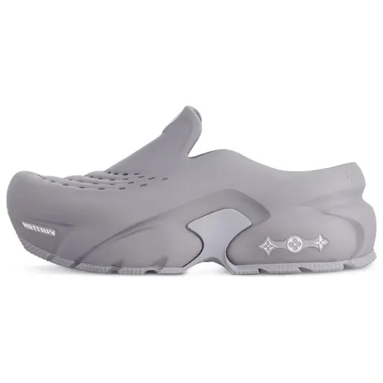 LOUIS VUITTON Casual Shoes Men Low-Top Gray