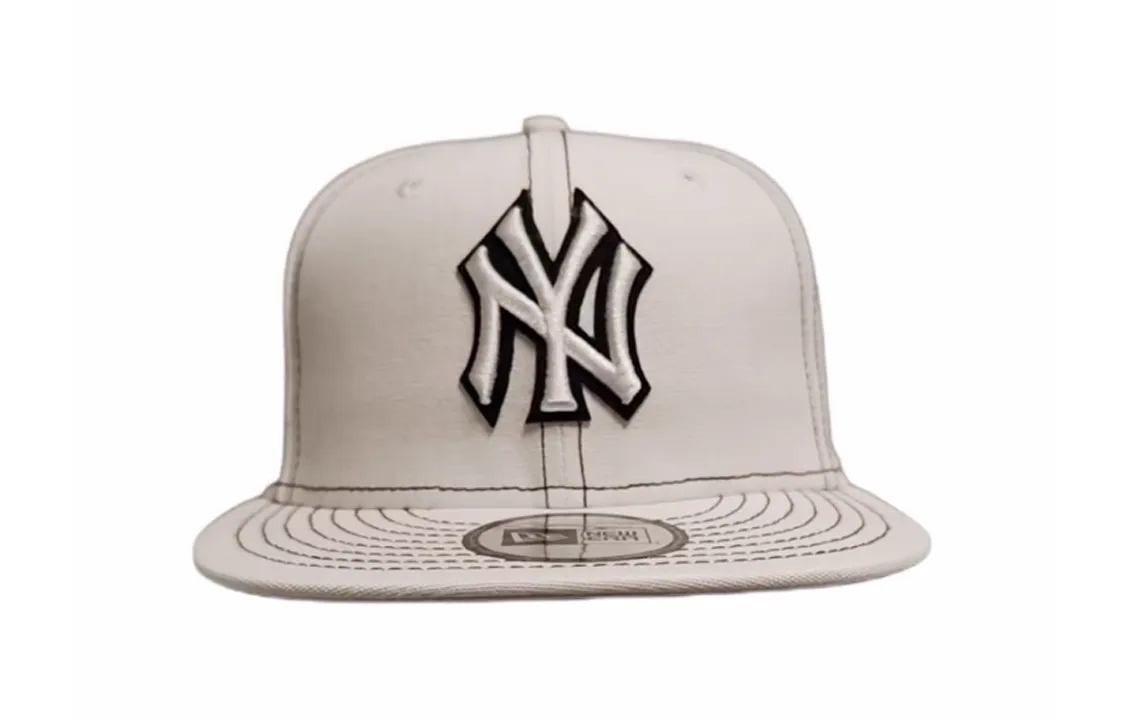 New Era Cotton Baseball Caps Unisex Beige
