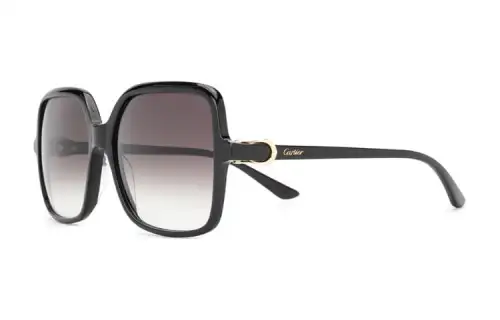 CARTIER Eyewear C Décor Square-frame Sunglasses